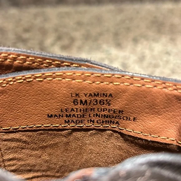 Lucky Brand Yamina Wedge Ankle Bootie. EUC. - Picture 6 of 6